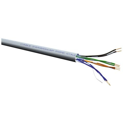 UTP-Kabel Kat. 6 / Class E Massivdraht 300m, 100 Ohm, 30 cm, PVC - Foto 1