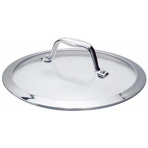 Evolution glass lid, Acciaio inossidabile, Trasparente, Rotondo, Vetro, Acciaio inossidabile - Foto 1