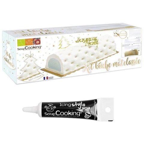Stampo Per Torta Di Natale Effetto Cuscino + Penna Per Glassa Nera - Foto 1