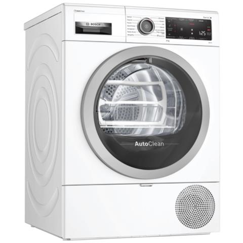 BOSCH Asciugatrice WTX87MH8IT Serie 8 AutoDry SmartDry 8 Kg Classe A+++ a Condensazione con Pompa di Calore BOSCH Asciugatrice WTX87MH8IT Serie 8 AutoDry SmartDry 8 Kg Classe A+++ a Condensazione con Pompa di Calore