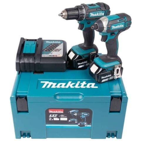 Combopack 2 Utensili 18v Trapano Dhp482 E Avvitatore Dtd152 (2x5,0 Ah) - Dlx2131tj - Foto 1
