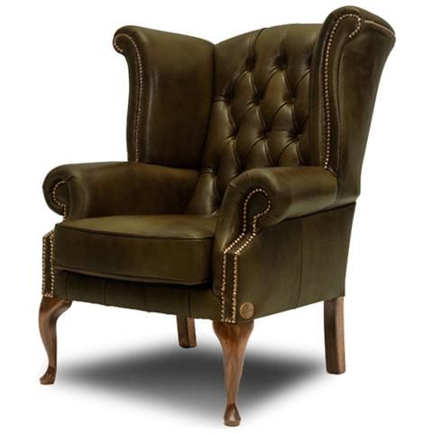 Poltrona Plainwing - Verde Muschio - Pelle - Foto 7