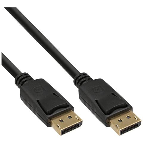 Cavo Displayport - Nero - Contatti Placcati Oro - 0,3 M - Foto 3