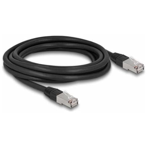 80128 Cavo Di Rete Nero 3 M Cat6a S /ftp (s-stp) - Foto 1