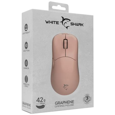 Mouse Ottico 6d Usb 12400 Dpi Graphene Rosa - Foto 3