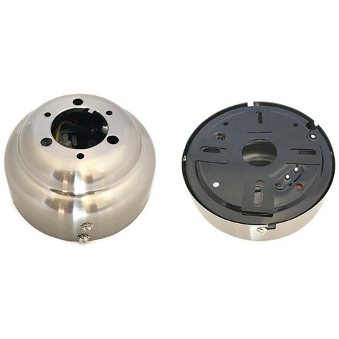 Rosa Da Soffitto 33984 Ricambio Ø 131 X 55 Mm Argentato Alluminio - Foto 1