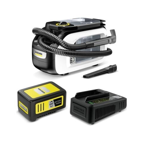 SE 3-18 Compact idropulitrice Compatta Batteria 184 W Nero, Bianco - Foto 1