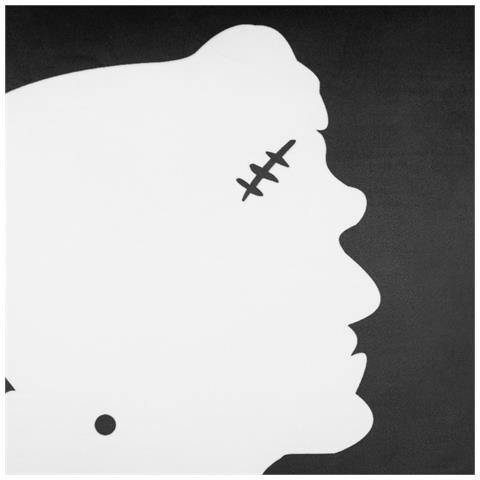 Cuscino Decorativo Franklinia Velluto 45 X 45 Cm Astratto Nero - Foto 5