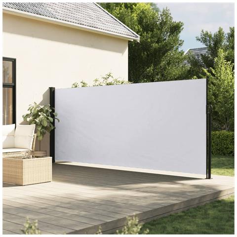 Tenda Da Sole Laterale Retrattile Bianco 180x600 Cm - Foto 1