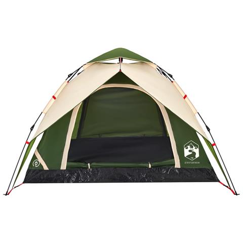 Tenda A Cupola Da Campeggio 4 Persone Verde A Rilascio Rapido - Foto 10