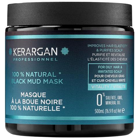 Maschera Rivitalizzante Al Fango Nero Mar Morto - Vitalità Per Capelli Grassi & Cuoio Capelluto - Purifica, Migliora Elasticità - 500ml - Foto 1