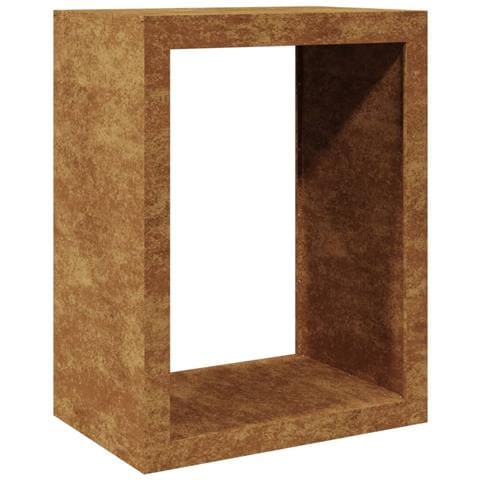 Rastrelliera Per Legna 60x40x80 Cm In Acciaio Corten - Foto 2