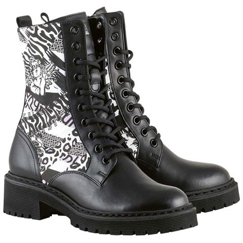 Clyde Mauve Booties Stivaletti Tessile Scarpe Donna Multicolore Eu 36, 2-102458 8499 - Foto 2