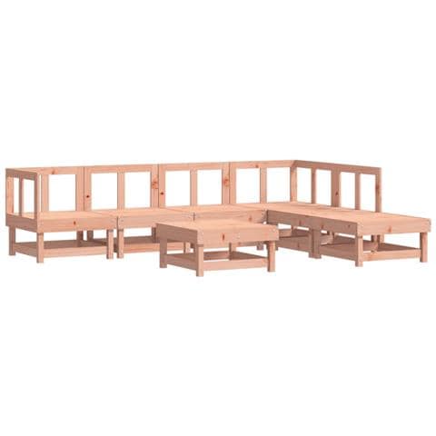 Set Salotto da Giardino 7 pz in Legno Massello di Douglas - Foto 1