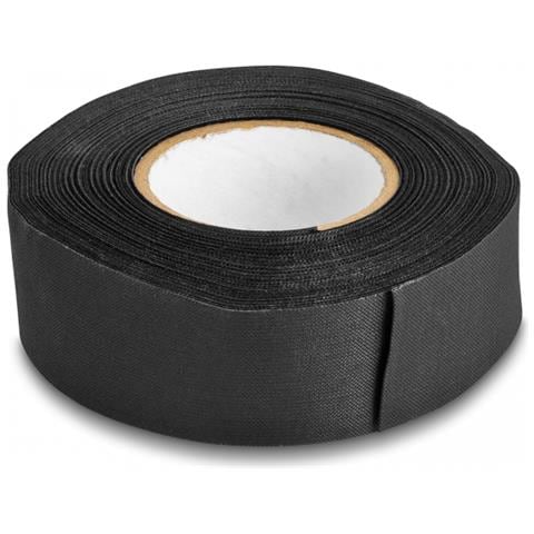 Nastro in tessuto 25 m x 25 mm strappabile autoadesivo nero - Foto 1