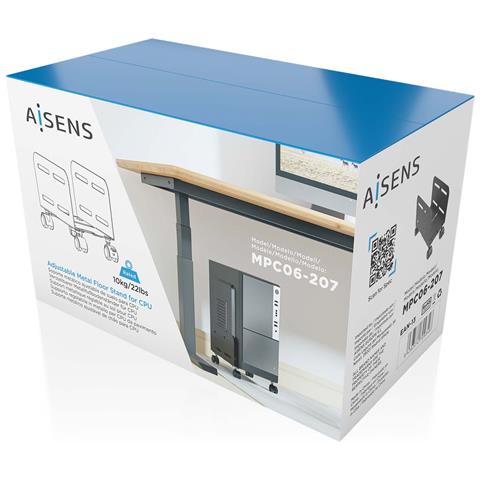 MPC06-207 supporto per CPU Supporto CPU a carrello Nero - Foto 6