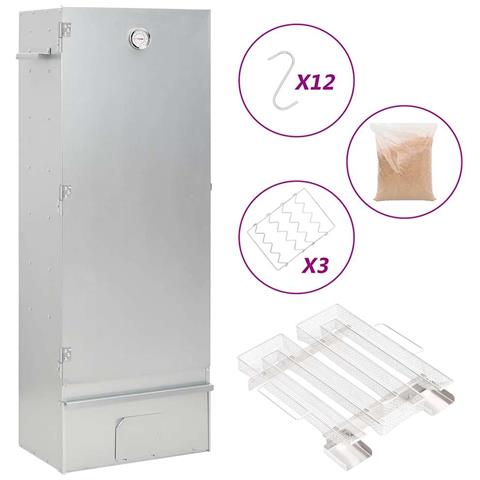 Forno Affumicatore Bbq Generatore Fumo Freddo Acciaio Zincato - Foto 1