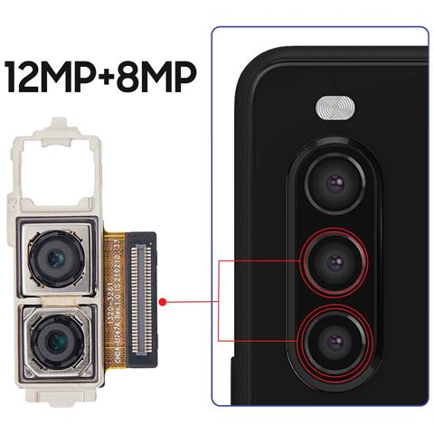 Fotocamera Posteriore Per Sony Xperia 10 Ii 12mp + 8mp - Foto 2