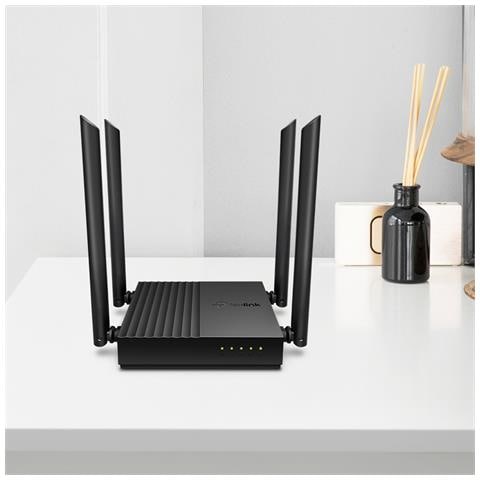 ARCHER A64 router wireless Gigabit Ethernet Dual-band (2.4 GHz / 5 GHz) Nero - Foto 2