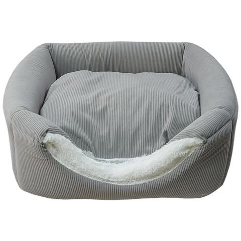 Cuccia Premium Per Cani E Gatti - Letto Morbido E Confortevole - Base Antiscivolo - Resistente E Facile Da Lavare (3 In 1-grigio) - Foto 1
