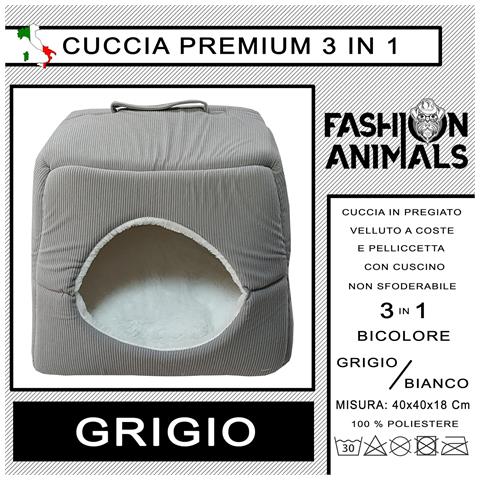 Cuccia Premium Per Cani E Gatti - Letto Morbido E Confortevole - Base Antiscivolo - Resistente E Facile Da Lavare (3 In 1-grigio) - Foto 8