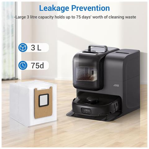 Set Di 14 Sacchetti Per La Polvere Compatibili Con Eufy Robovac E28 Omni /e25 Omni - Foto 2