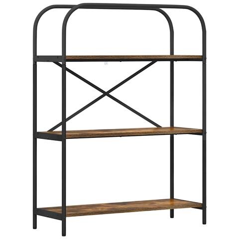 Libreria Rovere fumo 80 x 30 x 109 cm Legno multistrato - Foto 1