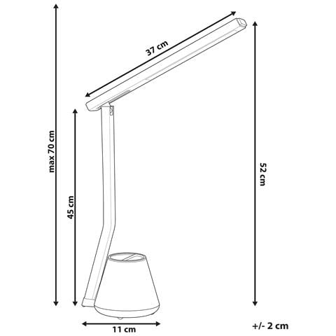 Lampada Da Scrivania A Led Deneb Con Dimmer Nero - Foto 4