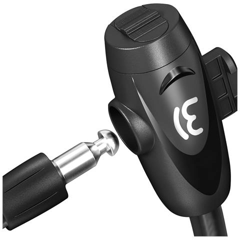 Antifurto Per Bicicletta / Monopattino Con Cavo In Acciaio Attorcigliato Da 120 Cm - Foto 2