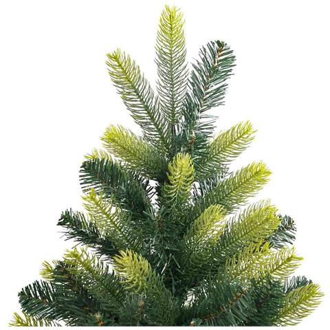 Albero di Natale Artificiale Pieghevole 150 LED Verde 150 cm - Foto 9