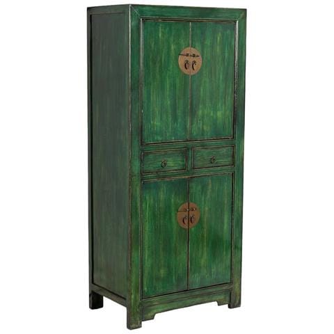 Armadio In Legno Verde 80x48x184h Cm - Foto 1