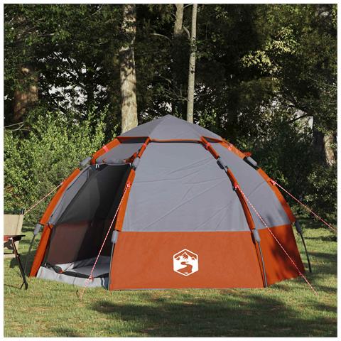 Tenda Istantanea con Telo Impermeabile per 4 Persone con Rilascio Rapido - Foto 2