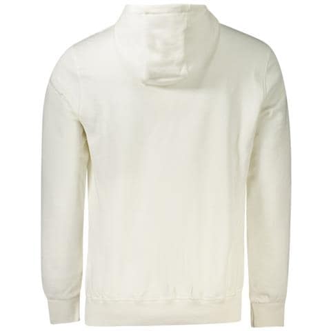 FELPA BIANCA DA UOMO CON CERNIERA - Colore: Bianco, Taglia: XL - Foto 2