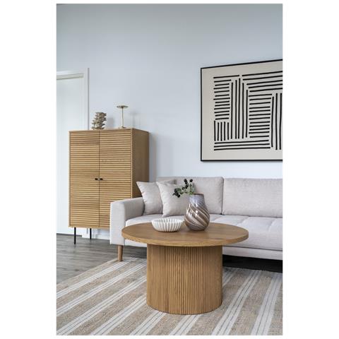 Tavolino Boavista-marrone Chiaro-mdf-80x80x45 Cm - Foto 2