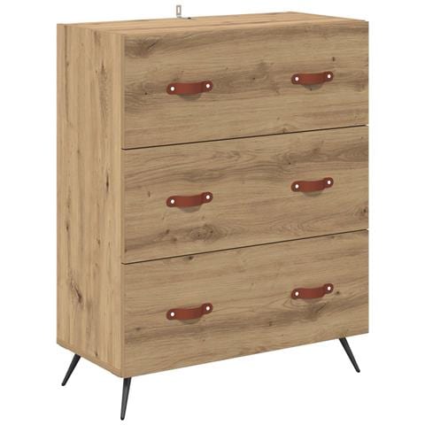Cassettiera con cassetto Rovere Artigianale 69,5 x 34 x 90 cm - Foto 1