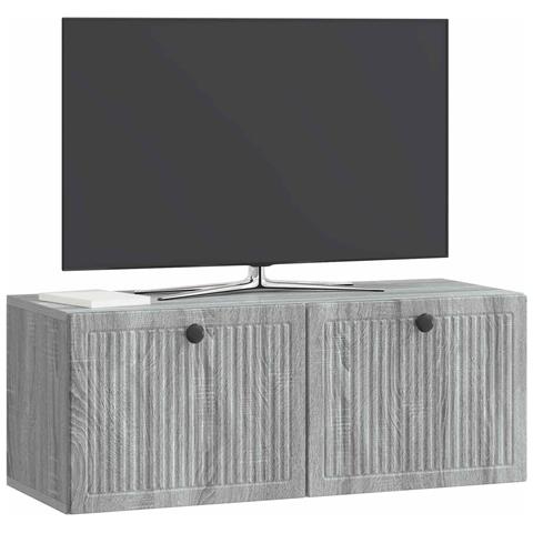 Mobile Porta TV da Muro Grigio Sonoma 78,5 x 31 x 30 cm - Foto 2