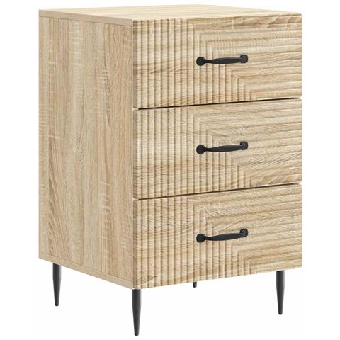 Armadio da Notte con cassetto Rovere Sonoma 43 x 41 x 66,5 cm - Foto 1