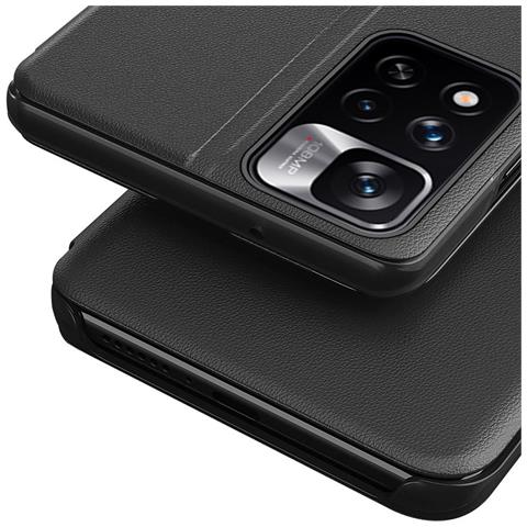 Custodia Eco Leather View Elegante Con Copertura Pieghevole E Funzione Supporto Per Poco M4 Pro 5g Blu - Foto 7