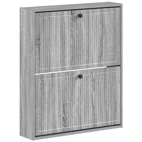 Mobiletto per Scarpe da Muro EDE 71 x 17 x 86 cm Sonoma grigio - Foto 1