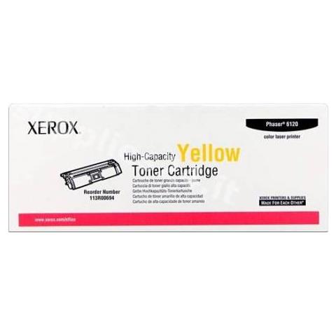 113R00694 Toner Originale Giallo per Xerox Phaser 6115 MFP / 6120 Capacità 4500 Pagine - Foto 3