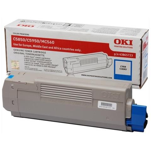 43865723 Toner Ciano per C5850 / C5950 / MC560 - Foto 6