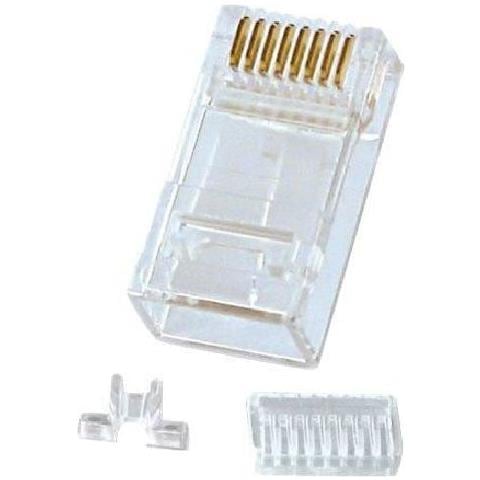 Connettore RJ-45 Maschio UTP Confezione da 10 Pezzi - Foto 2