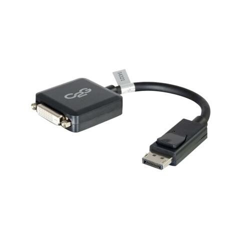 20cm DisplayPort M / DVI F DisplayPort DVI-D Nero cavo di interfaccia e adattatore - Foto 1