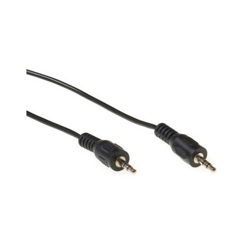 Cavo Audio ACT - Mini-phone - for Dispositivo audio - 5 m - 1 x Mini-phone Maschio Stereo Audio - 1 x Mini-phone Maschio Stereo Audio - Nero - Foto 1
