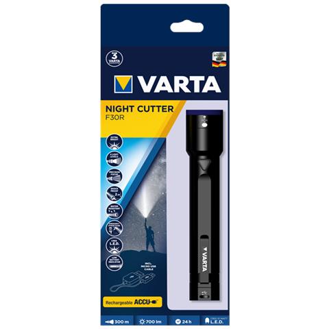 Torcia Tascabile Night Cutter F30R LED Ricaricabile con Clip per Cintura - Foto 2