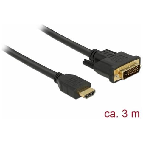 85655 Cavo E Adattatore Video 3 M Hdmi Tipo A (standard) Dvi Nero - Foto 1