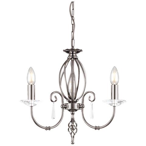 Aegean 3lt Chandelier Polished Nickel - Foto 3