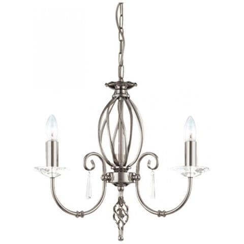 Aegean 3lt Chandelier Polished Nickel - Foto 1