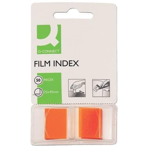 Segnapagina 25x43 Mm Arancio Blocchetto Da 50 - Kf03636 - Foto 1