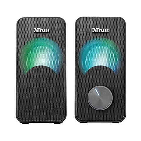 Fiducia Arys Compact Rgb Altoparlanti 2.0 Pc Per Computer E Laptop 12 W Alimentato Via Usb - Nero - Foto 4